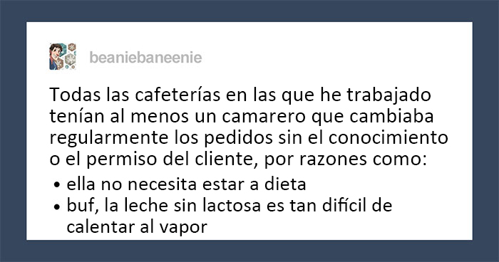 Esta persona escribe lo importante que es servir a los clientes exactamente lo que han pedido y su hilo de Tumblr se vuelve viral