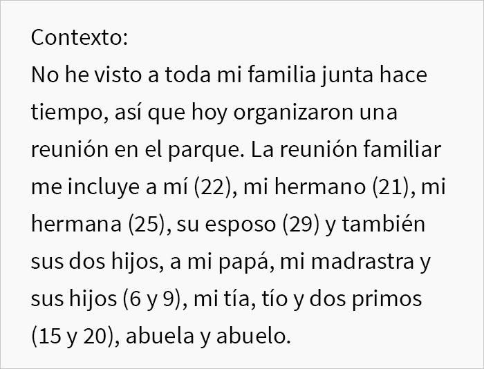 A este chico de 22 años le pidieron que se sentara en la mesa de los niños, así que tomó el quiche que trajo y simplemente se fue