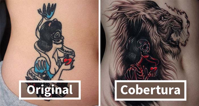 30 Increíbles ejemplos de maestros tatuadores que dan un genial cambio de imagen a los viejos y aburridos tatuajes