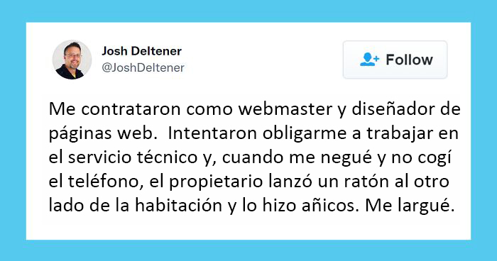 20 Personas que renunciaron a su trabajo sin tener nada planeado comparten lo que sucedió