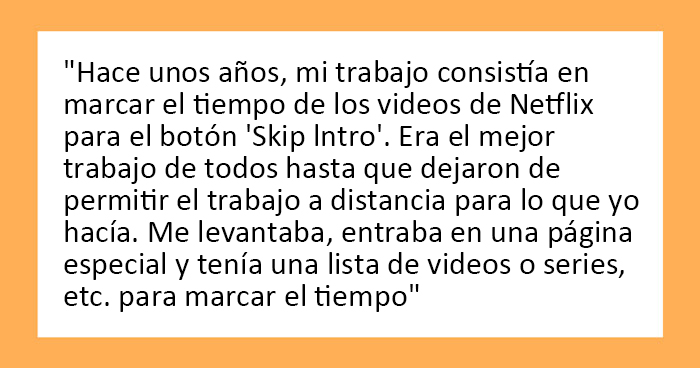 20 Trabajos que realmente existen y que quizá nunca se te habían ocurrido