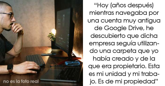 Este hombre descubrió que la empresa sigue usando su trabajo después de despedirlo por «mal rendimiento» y lo borró todo