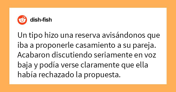 12 Citas terribles, contadas por los camareros que las presenciaron