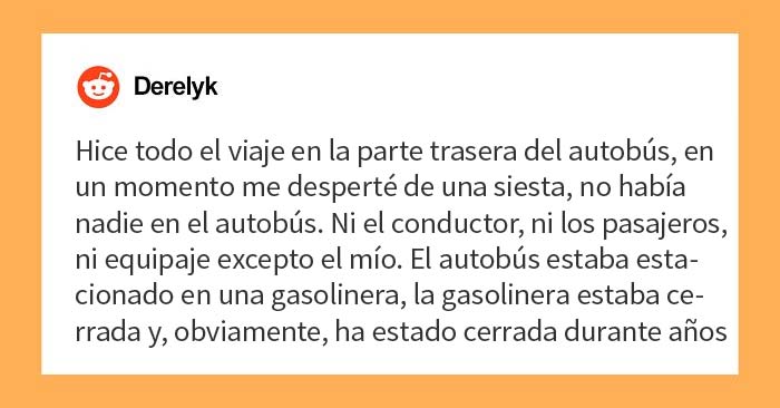 La gente comparte sus historias de terror en el transporte público, y aquí hay 16 de las más espeluznantes