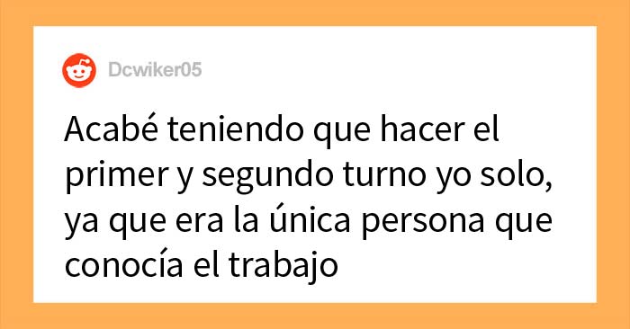 Este empleado saturado de trabajo se da cuenta de que es irremplazable para la empresa, y saca lo mejor de la situación