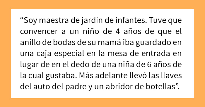 “Docentes, ¿cuál fue la peor cosa que tuvieron que confiscar a un estudiante?”: 20 personas respondieron