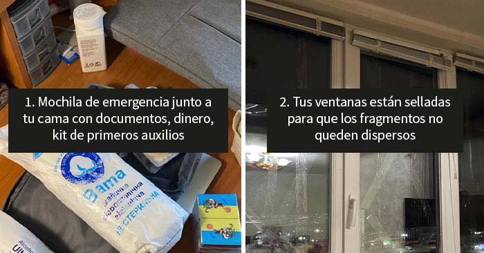 Los ucranianos que no pudieron huir o decidieron quedarse comparten 20 momentos de su vida en casa o en los refugios