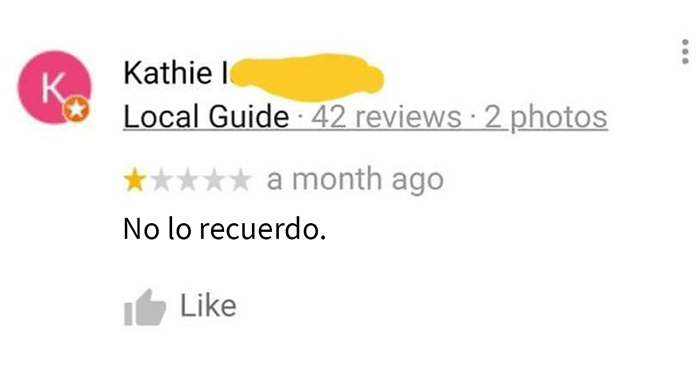 15 Clientes delirantes que dejaron reseñas terribles sobre los restaurantes a los que fueron