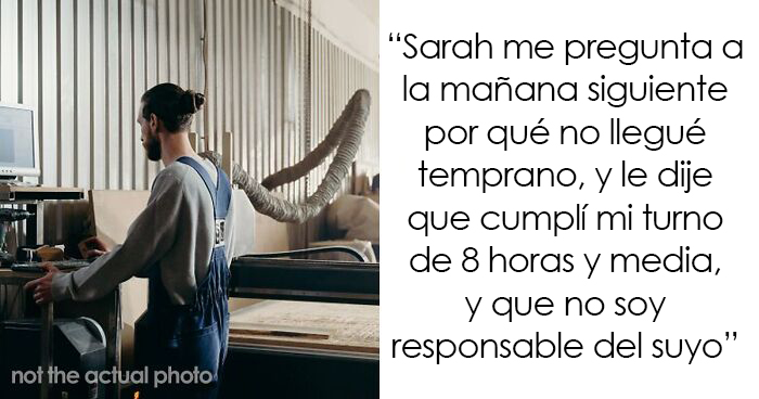 Este empleado cumple al pie de la letra con su jornada de 8 horas y media, y provoca que la empresa pierda 85000$ al año
