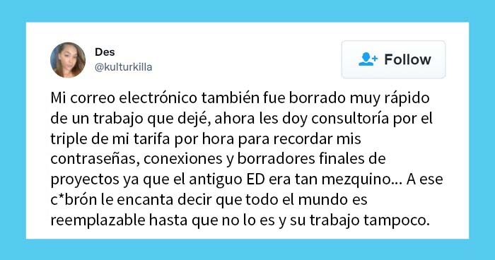 20 Jefes que metieron la pata hasta el fondo tras despedir a empleados o conseguir que renunciaran