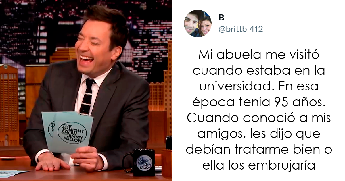 Jimmy Fallon pidió a la gente que compartiera lo más raro y divertido que dijeron sus abuelas, aquí tienes 20 respuestas