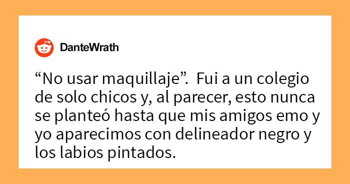 30 Alborotadores revelan qué reglas no existirían si no fuera por ellos