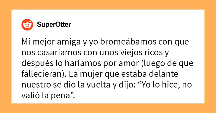 20 Personas revelan cómo fue su vida después de casarse por dinero