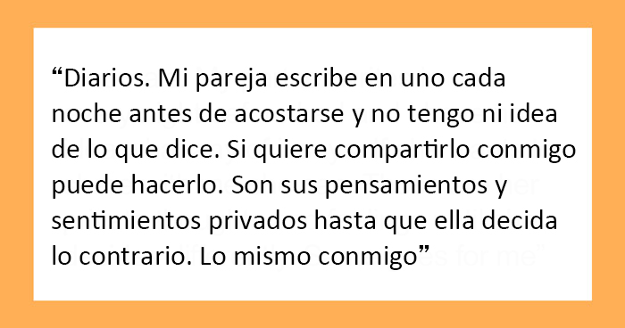 20 Cosas que nunca deberías compartir con tu pareja a pesar de lo unidos que estéis, si quieres que la relación dure