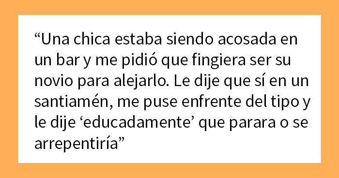 «Una chica se te acerca y te pide que finjas ser su amigo. ¿Qué harías?»: 20 Repuestas sinceras