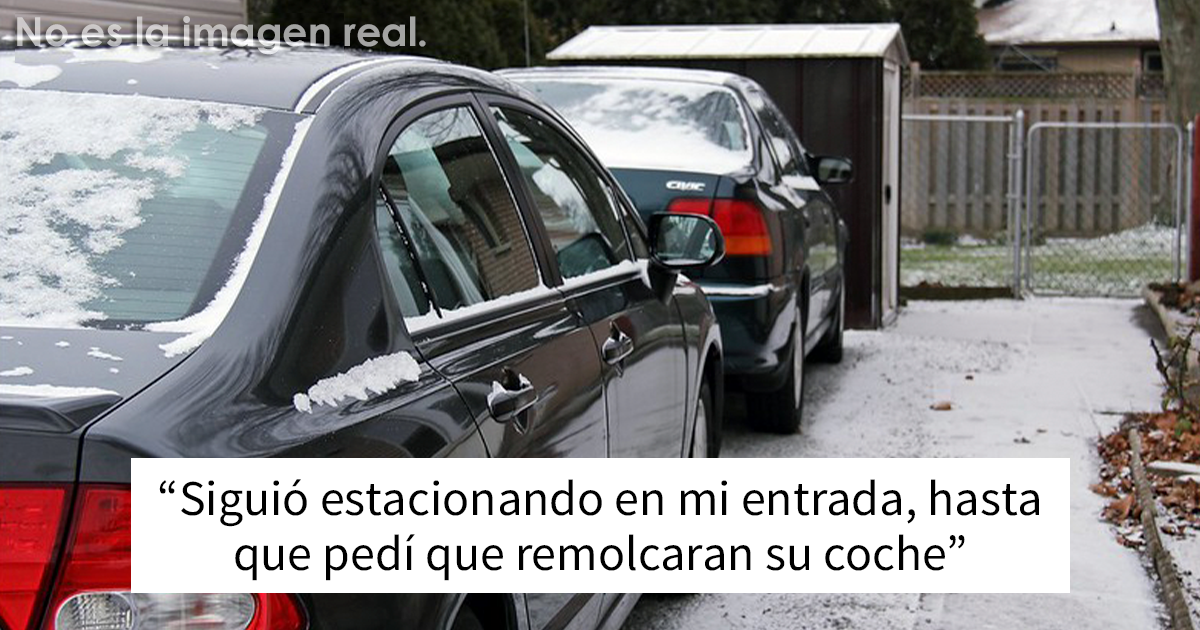 Esta Karen se cree con derecho a usar el estacionamiento de su vecina