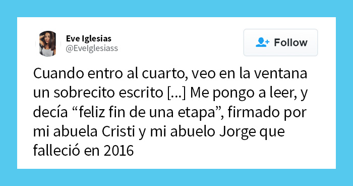 Esta chica argentina compartió la carta que le dejó su abuelo fallecido y emocionó a toda la comunidad de Twitter