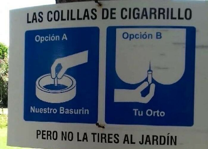 Estos carteles son tan divertidos e inesperados que es inevitable sonreír al verlos