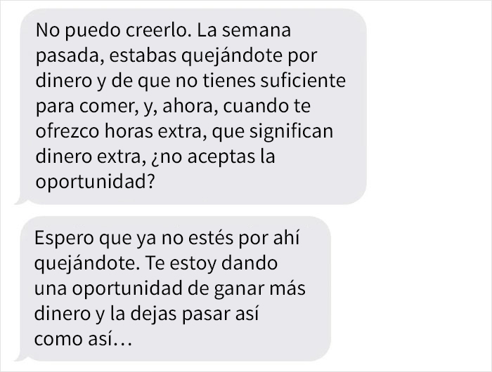 Este jefe intentó manipular a su empleado para que trabajara durante su día libre y fue muy criticado en redes