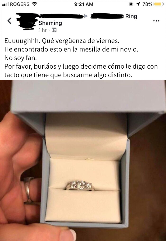 ¿Esperabas un anillo que cueste más?