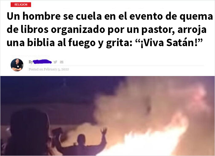 ¿Por qué hay un pastor quemando libros en primer lugar?