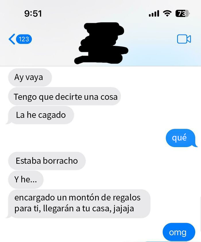 Mi novio se fue de viaje con sus amigos, me mandó este mensaje por la mañana