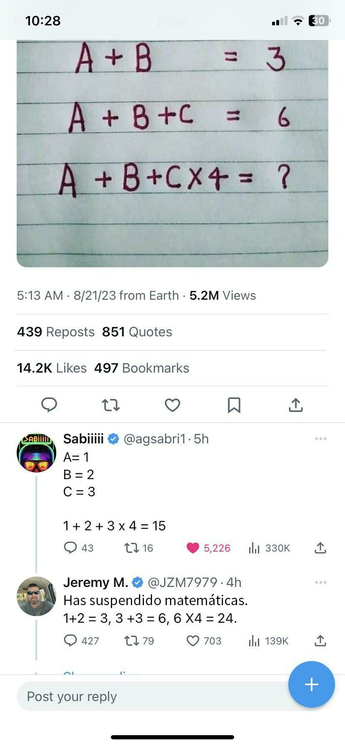 Siempre son las matemáticas