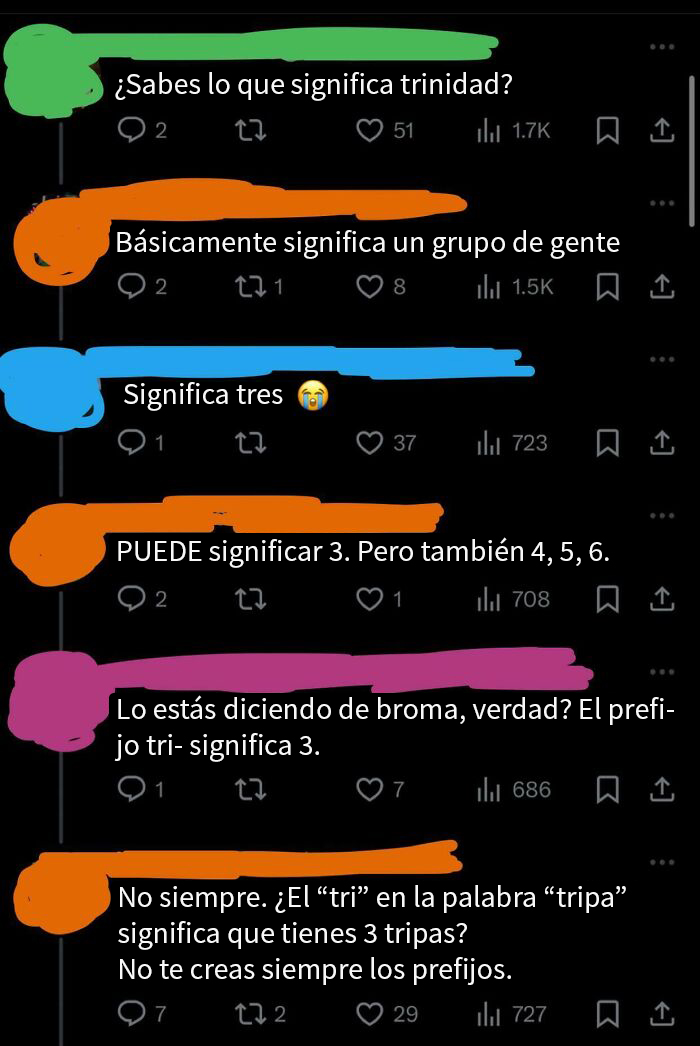 Intentando enseñarle a alguien lo que son los prefijos