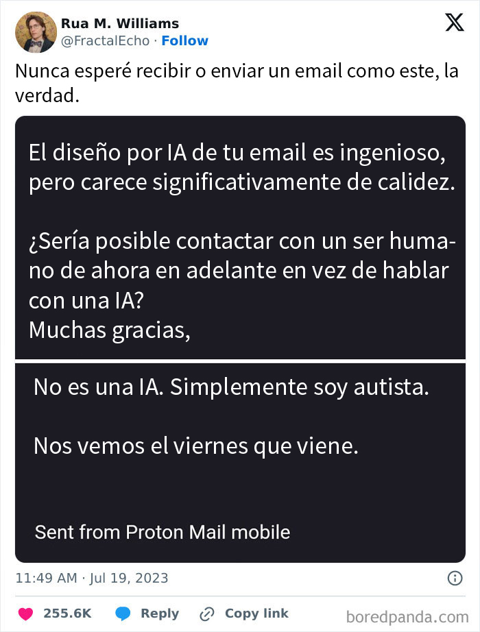 No voy a volver a enviar un email en la vida