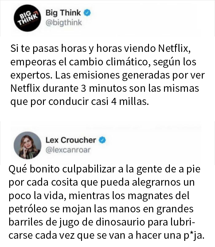 No veas Netflix que matas al planeta