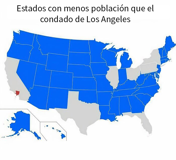 Los Angeles es esa pequeña marca roja