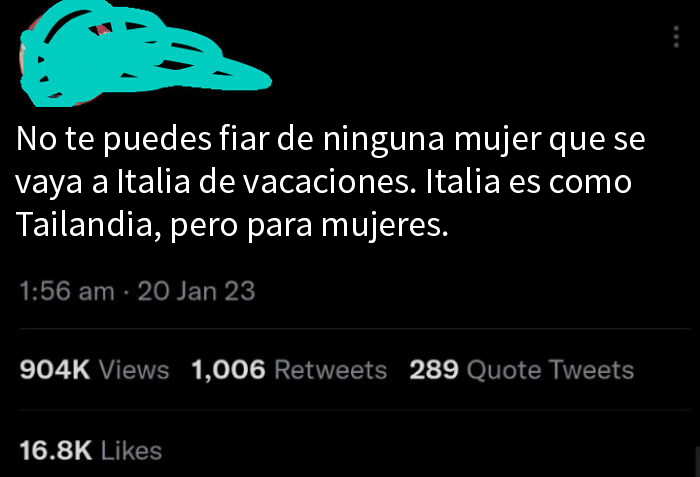 Cuán insegura has de ser para decir esto