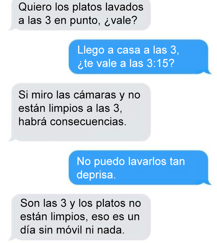 Mi madre abusando del nuevo sistema de seguridad