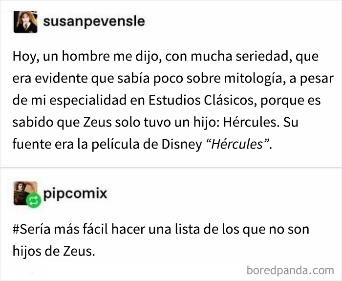 Mmm, claro. ¿Quieres que creamos que el señor que está cachondo todos los días del año solo tuvo un hijo? 