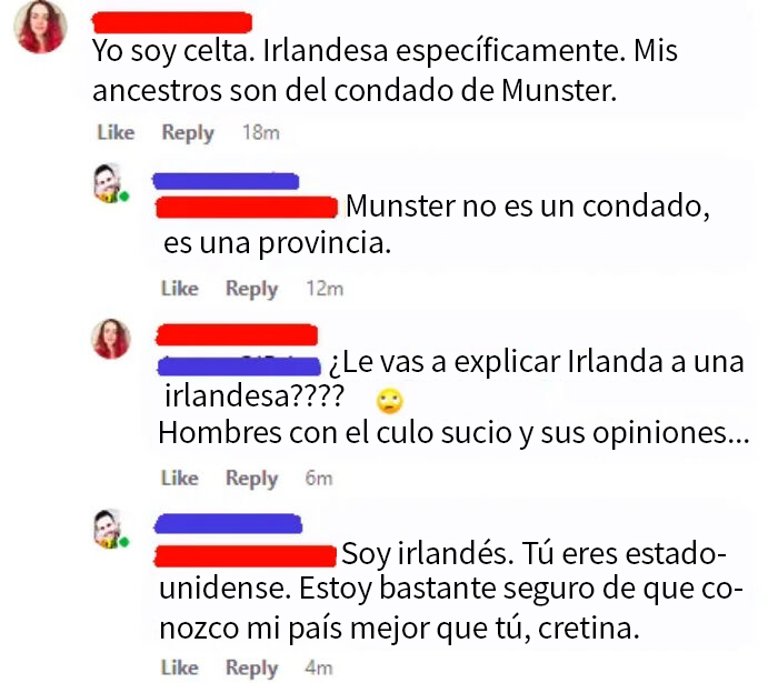 Tiene un bisabuelo irlandés