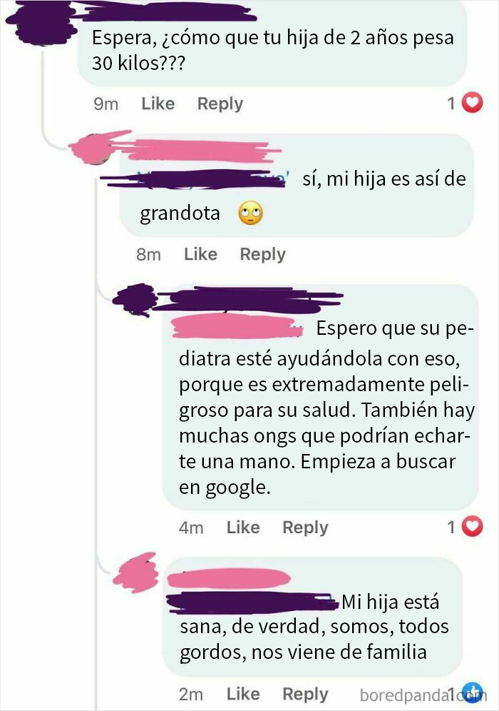 Sí, con 2 años y 30 kilos está sanísima