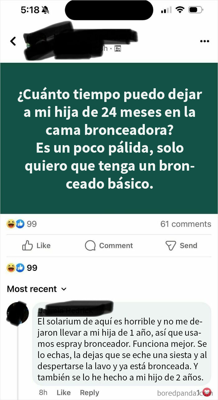 Bronceados falsos para niños pequeños