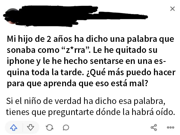 Claro, el problema no es un niño de 2 años con iphone