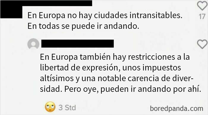 Estamos restringidos en Europa