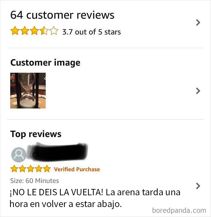 Reseñas de relojes de arena