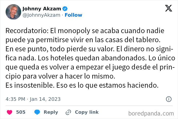 ¿No fue también originalmente concebido como una crítica al capitalismo, no como una guía de cómo vivir?