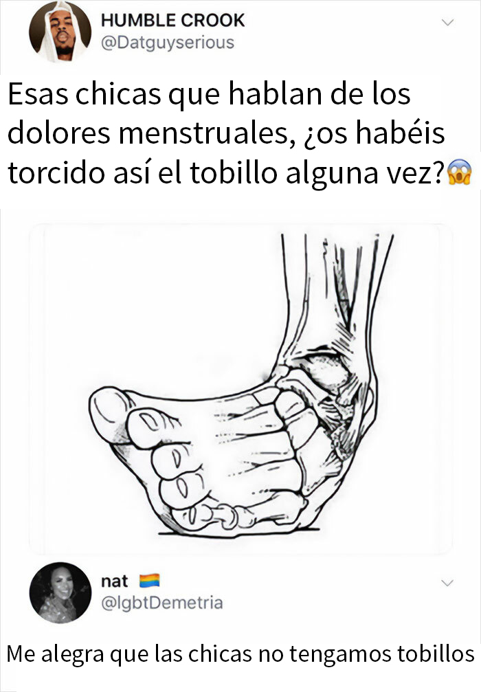 Gracias Dios por librarnos de los tobillos