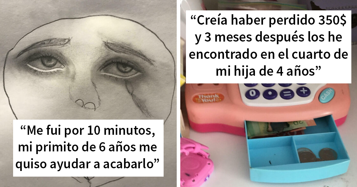 30 Tonterías divertidas que hacen los niños y que sus padres tenían que compartir