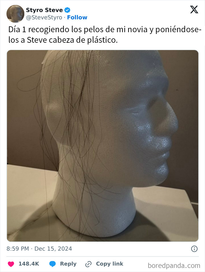 Gracias, odio a Steve cabeza de plástico