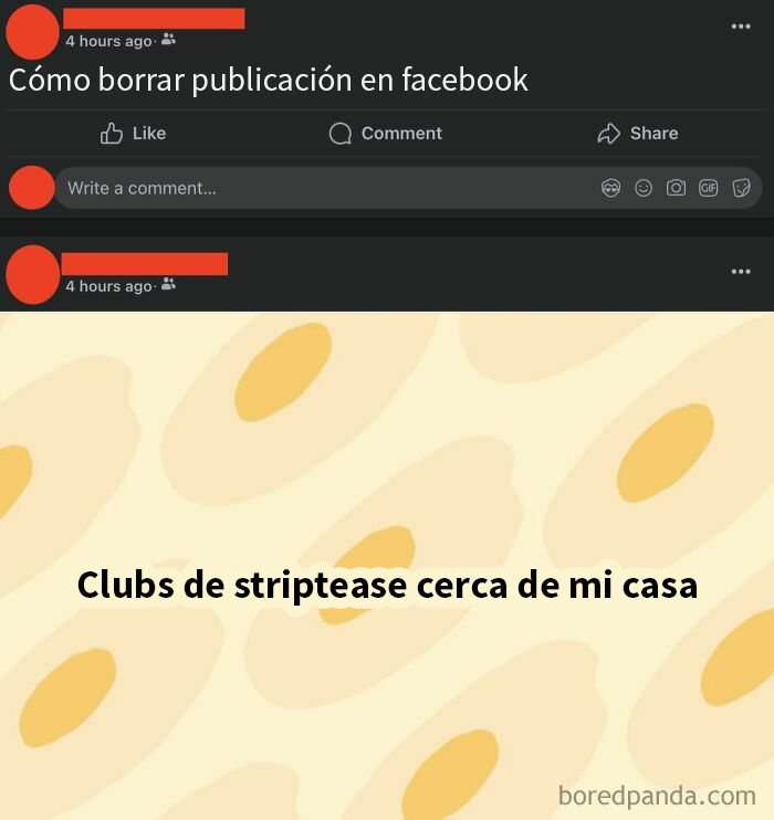 Persona mayor confundida en redes sociales, buscando cómo borrar publicación en Facebook.